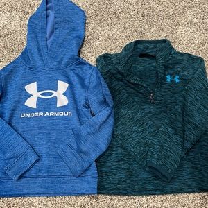 Boys size 4 & 4T Under Armour Sweatshirts